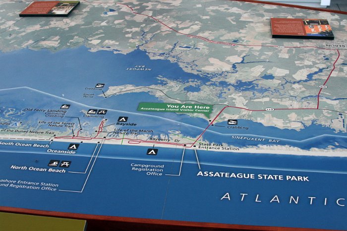 Assateague Island Map